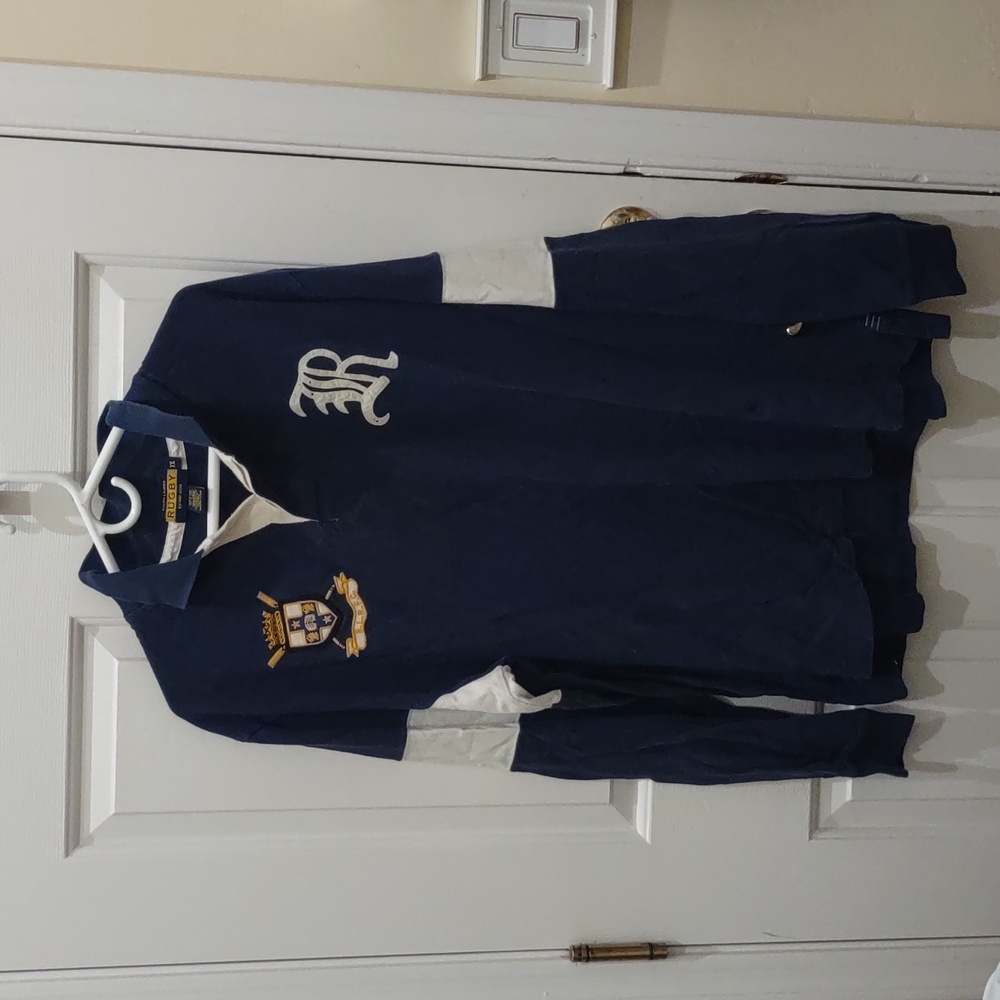 Rugby Ralph Lauren long sleeve shirt blue size XXL